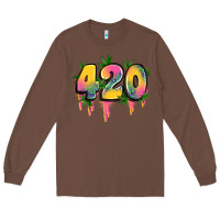 Chestnut 420 cannabis Long Sleeve Tee - Artiststas