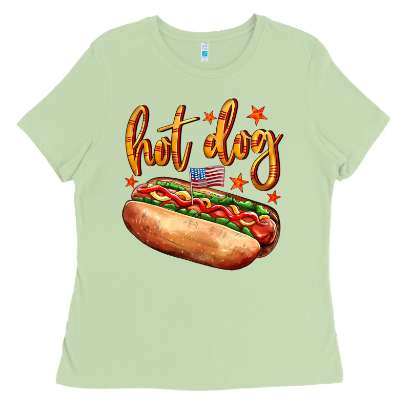 Hot Dog Ladies Tee by AdoDesignShop | Teevron