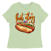 Matcha hot dog Ladies Tee - AdoDesignShop