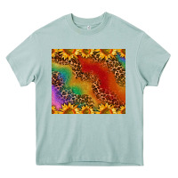 Arona pride sunflower  rainbow leopard Heavy Core Tee - AdoDesignShop