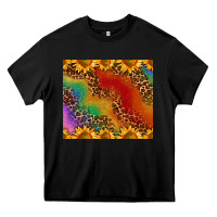 Black pride sunflower  rainbow leopard Heavy Core Tee - AdoDesignShop