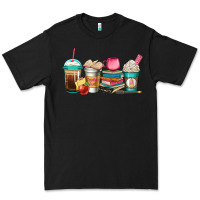 Black teacher fuel coffee cups Premium Tee - Jasminsmagicworld