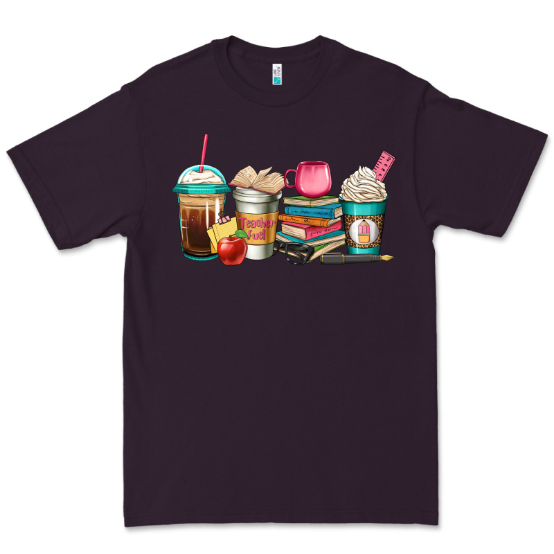 Teacher Fuel Coffee Cups Premium Tee by Jasminsmagicworld | Teevron