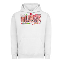 Pigment Lunar Rock Nurse Valentine Urban Hoodie - CowhideDigitalArt