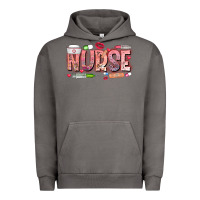 Pigment Tornado Nurse Valentine Urban Hoodie - CowhideDigitalArt