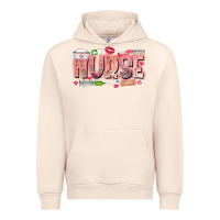 Sandshell Nurse Valentine Urban Hoodie - CowhideDigitalArt
