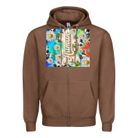 Chestnut human with daisies Zipper Hoodie - TumblerDesignByShophia