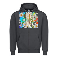 Smoke human with daisies Zipper Hoodie - TumblerDesignByShophia
