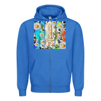 Human With Daisies Zipper Hoodie | Teevron