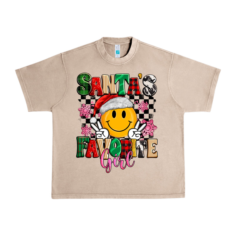 Santas Favorite Girl Urban Heavy Tee by MaliasSmallBusiness | Teevron