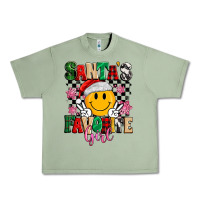Oil Green santas favorite girl Urban Heavy Tee - MaliasSmallBusiness