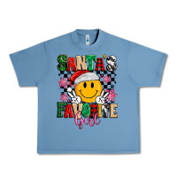 Pebble Blue santas favorite girl Urban Heavy Tee - MaliasSmallBusiness