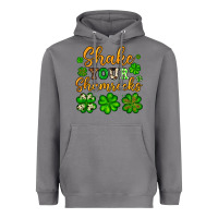 Storm St. Patrick's Shake your shamrocks Heavyweight Hoodie - OliviaCreatesArt