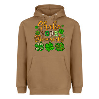 Toasted Coconut St. Patrick's Shake your shamrocks Heavyweight Hoodie - OliviaCreatesArt