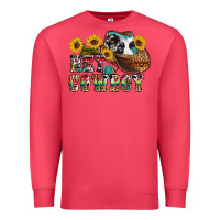 Cardinal hey cowbow Premium Sweatshirt - OliviaCreatesArt