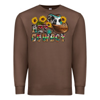 Chestnut hey cowbow Premium Sweatshirt - OliviaCreatesArt