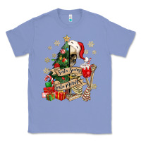 Colony Blue sorta scary sorta merry skeleton christmas tree Classic Tee - MaliasSmallBusiness