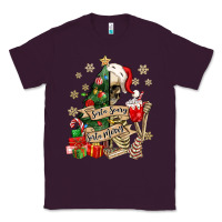 Plum sorta scary sorta merry skeleton christmas tree Classic Tee - MaliasSmallBusiness