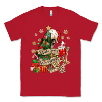 Red sorta scary sorta merry skeleton christmas tree Classic Tee - MaliasSmallBusiness