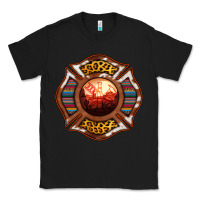 Black Western Firefighter Symbol Classic Tee - RanaPortraitStore
