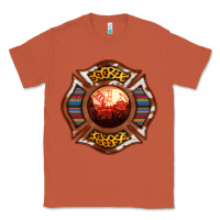 Copper Western Firefighter Symbol Classic Tee - RanaPortraitStore