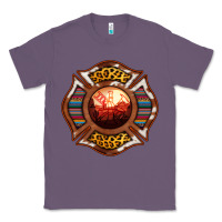 Lavender Western Firefighter Symbol Classic Tee - RanaPortraitStore