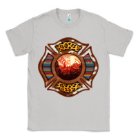 Moon Dust Western Firefighter Symbol Classic Tee - RanaPortraitStore