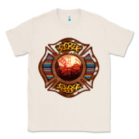 Natural Western Firefighter Symbol Classic Tee - RanaPortraitStore