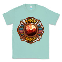Seafoam Western Firefighter Symbol Classic Tee - RanaPortraitStore