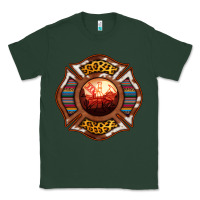 Sports Green Western Firefighter Symbol Classic Tee - RanaPortraitStore