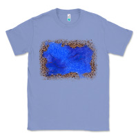 Colony Blue gemstone blue leopard background Classic Tee - JahusDesignShop