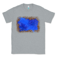 Heather Grey gemstone blue leopard background Classic Tee - JahusDesignShop
