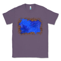 Lavender gemstone blue leopard background Classic Tee - JahusDesignShop