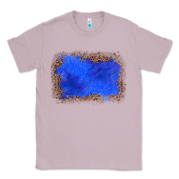 Lilac gemstone blue leopard background Classic Tee - JahusDesignShop
