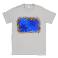 Moon Dust gemstone blue leopard background Classic Tee - JahusDesignShop