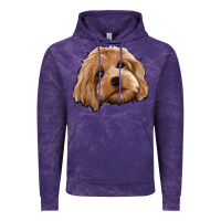 Cloud Purple Cockapoo Vintage Hoodie - Jasminsmagicworld