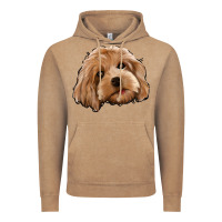 Vintage Coffee Cockapoo Vintage Hoodie - Jasminsmagicworld