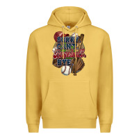 Antique Gold Sorry can't Baseball bye Premium Hoodie - HowdyJamesFarm