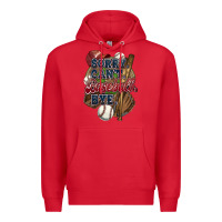 Red Sorry can't Baseball bye Premium Hoodie - HowdyJamesFarm