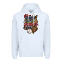 White Sorry can't Baseball bye Premium Hoodie - HowdyJamesFarm
