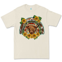 Bone scottish calf sunflowers rainbow Premium Tee - BarkalooDesign