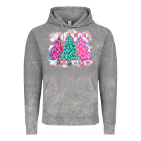 Cloud Rock christmas leopard trees Vintage Hoodie - MaliasSmallBusiness