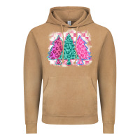 Vintage Camel christmas leopard trees Vintage Hoodie - MaliasSmallBusiness