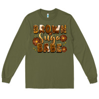 Army Green brown suga babe Long Sleeve Tee - Artiststas