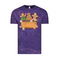 Cloud Purple costom name christmas cookie Vintage Tee - MaliasSmallBusiness