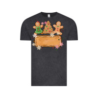 Vintage Black costom name christmas cookie Vintage Tee - MaliasSmallBusiness