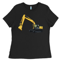 Black excavator Ladies Tee - Artiststas