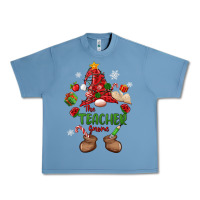 Pebble Blue the teacher gnome christmas Urban Heavy Tee - MaliasSmallBusiness