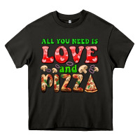 Asphalt all you need is love and pizza Heavy Core Tee - AdoDesignShop