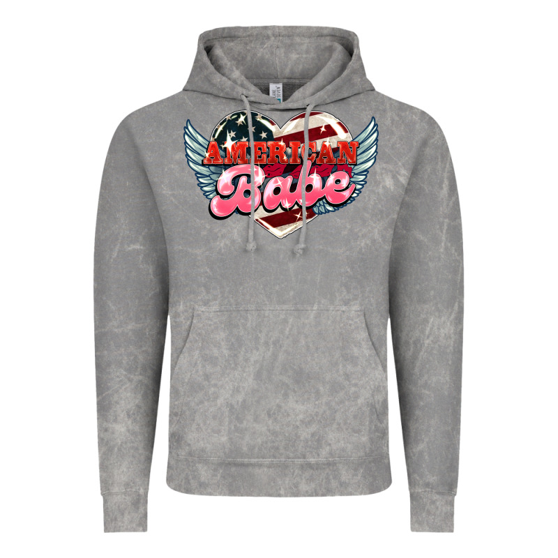 American Babe Vintage Hoodie by NancyCooperArtShop | Teevron